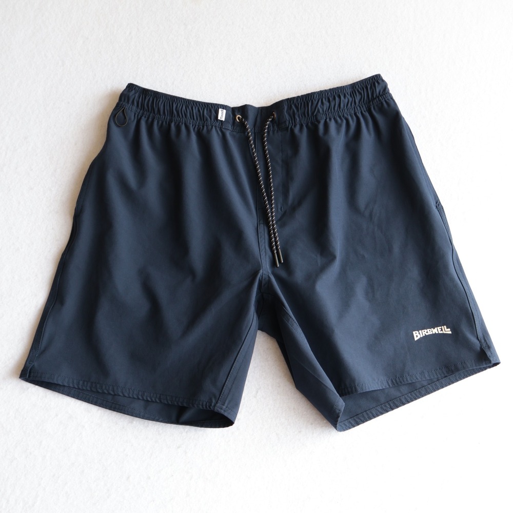 Birdwell Beach Britches Mens Navy Blue Lined Board Shorts Size Large 32 Waist